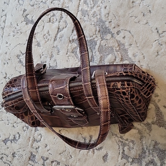 Dooney & Bourke croc skin small shoulder bag - Picture 3 of 4